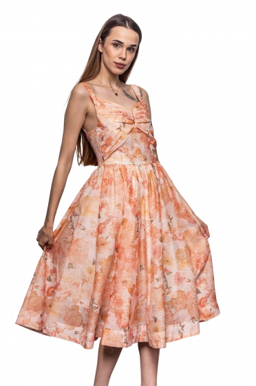 Дамска рокля цветя