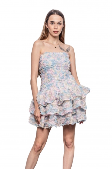 Дамска рокля цвете - Moonstone.bg Дамска рокля цвете