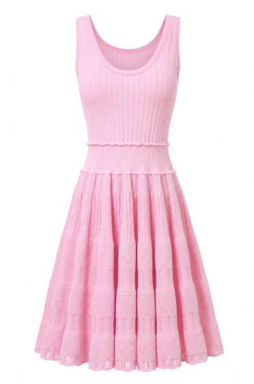 ДАМСКА ПЛЕТЕНА РОКЛЯ МАЖЕ