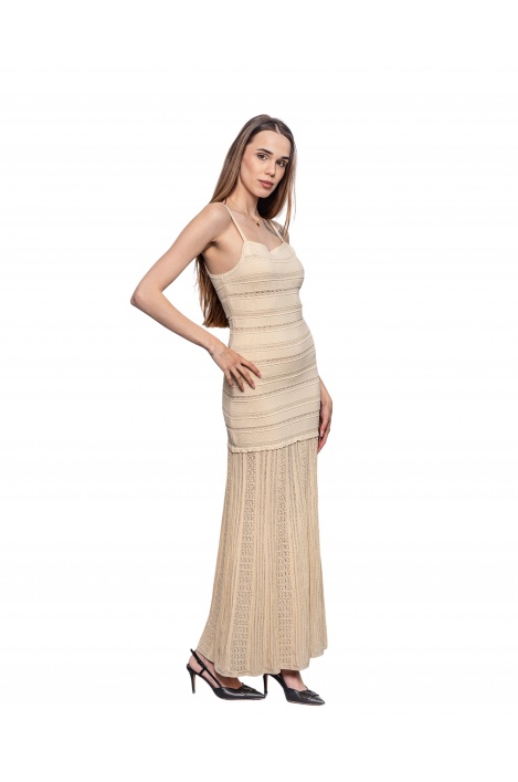 ДАМСКА ПЛЕТЕНА РОКЛЯ - изглед 2