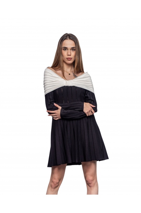 Дамска рокля панделка - изглед 1 - Moonstone.bg Дамска рокля панделка - изглед 1