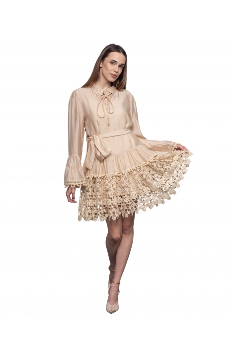 Дамска рокля дантела - изглед 1 - Moonstone.bg Дамска рокля дантела - изглед 1