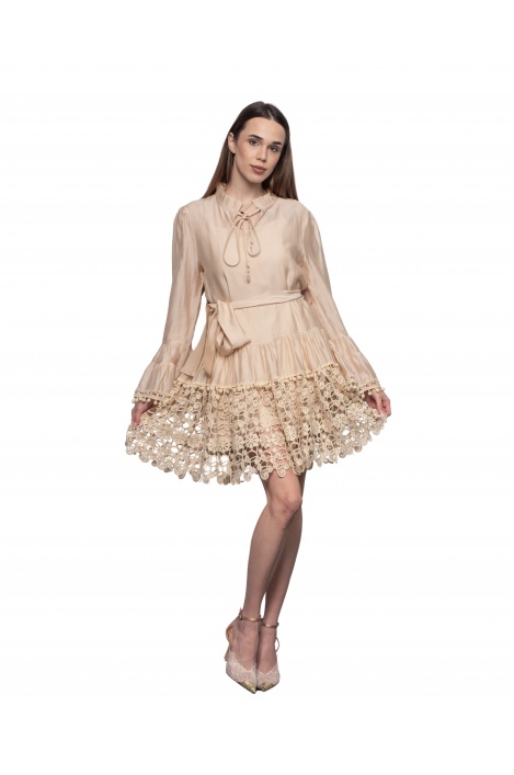 Дамска рокля дантела - изглед 3 - Moonstone.bg Дамска рокля дантела - изглед 3