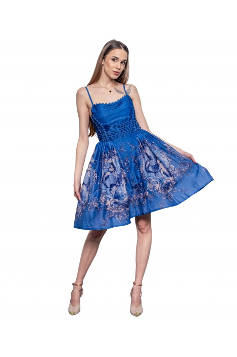 Дамска рокля русалка - изглед 1