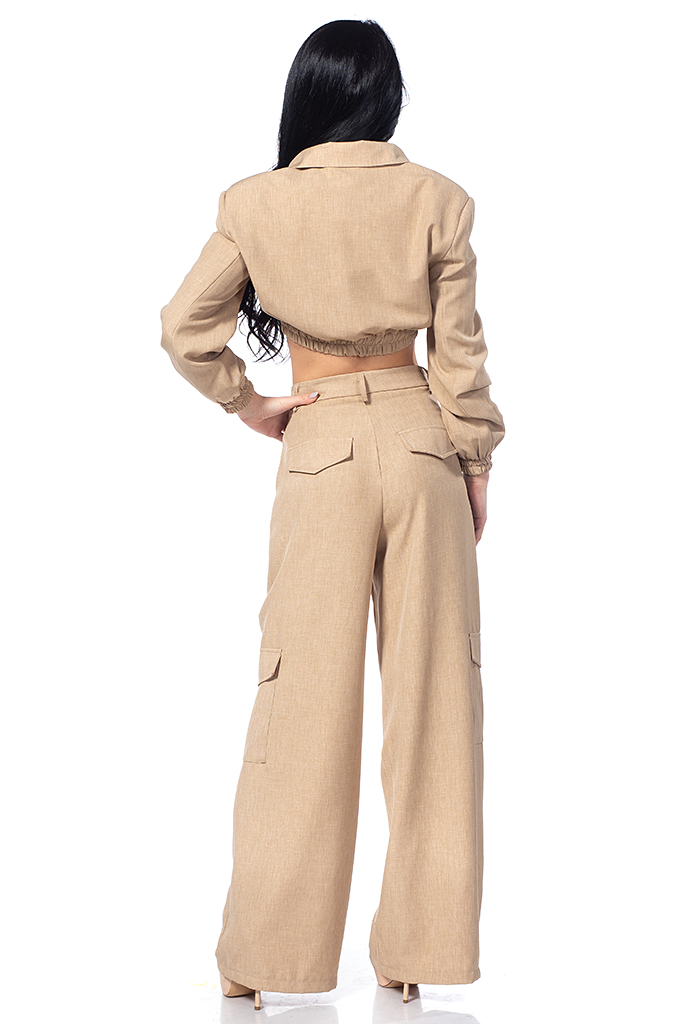 Дамски комплект панталон и късо яке